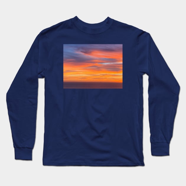 sunset clouds Long Sleeve T-Shirt by lifemine